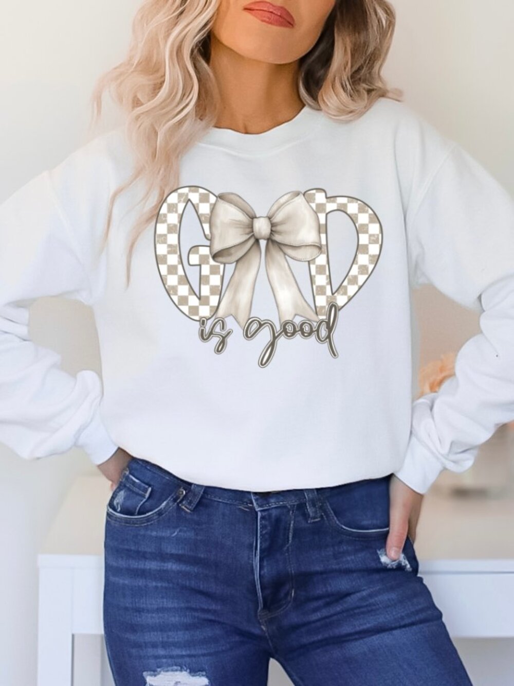 Good is Good Sweatshirt - Positive Affirmation Inspirational Sweatshirt